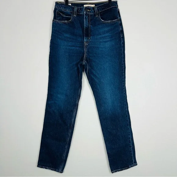 Levi's 70s High slim straight Dark Blue Women's Straight Leg Jeans size 30 Straight Leg